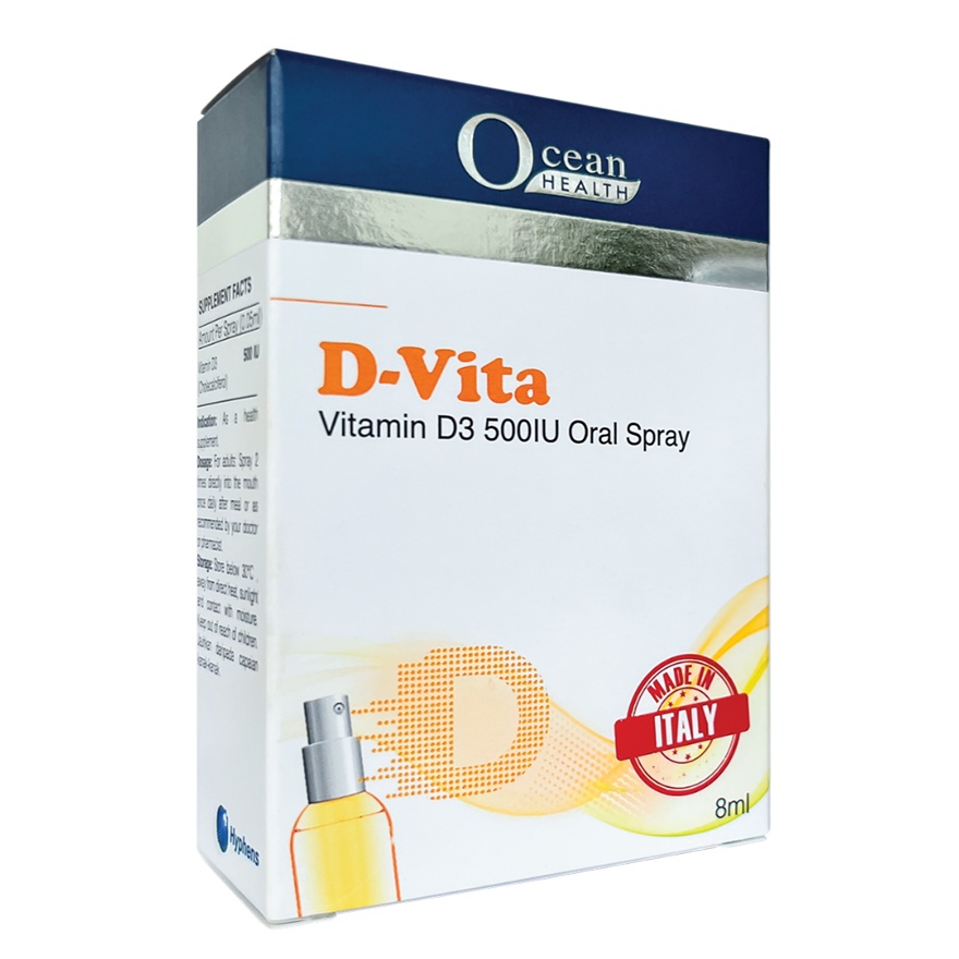 D-Vita Vitamin D3 500IU Oral Spray 8ml image