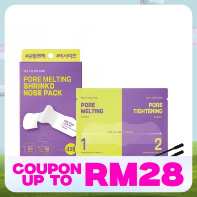 HATHERINE Pore Melting Shrinko Nose Pack 4's