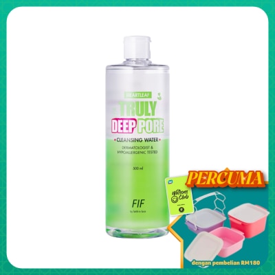 FAITH IN FACE - Heartleaf Truly Deep Pore Cleansing Water 500ml