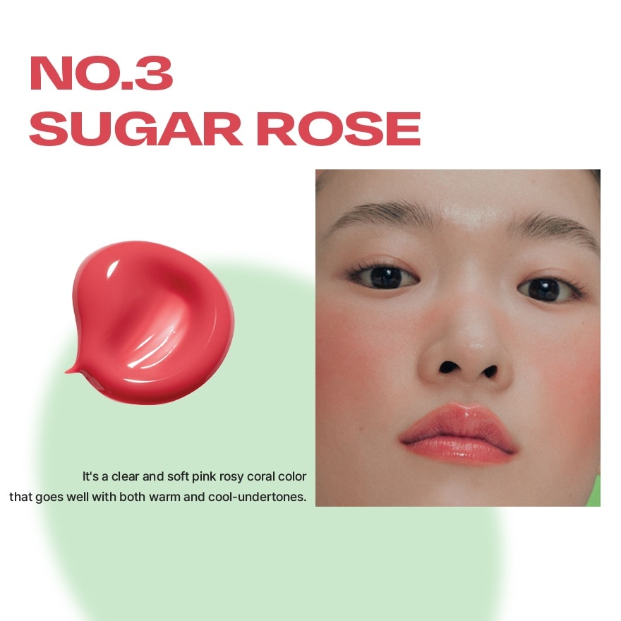 Lip Potion Aqua Glow 9ml - No.3 Sugar Rose
