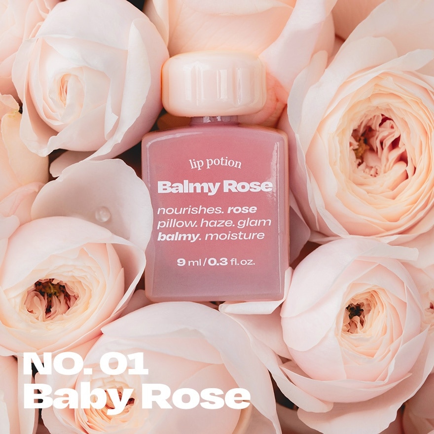 Lip Potion Balmy Rose 9ml - No.1 Baby Rose