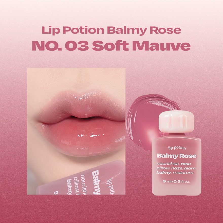Lip Potion Balmy Rose 9ml - No.3 Soft Mauve image