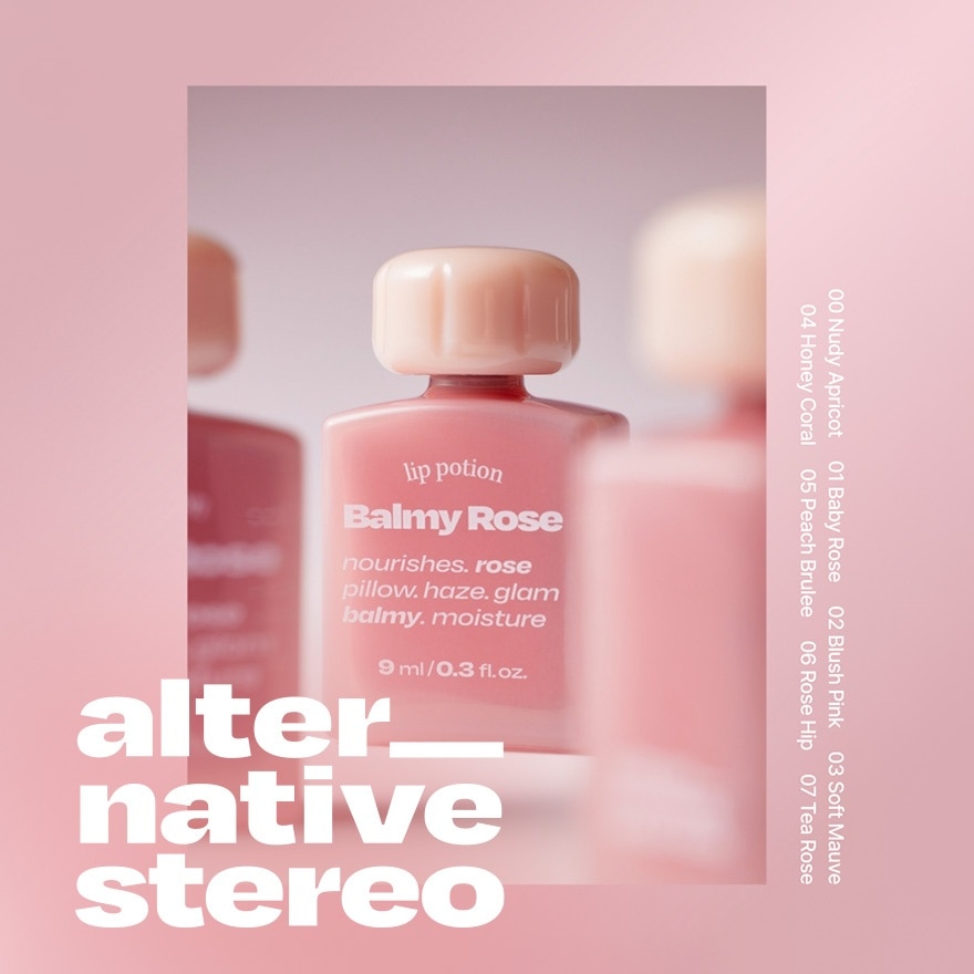 Lip Potion Balmy Rose 9ml - No.4 Honey Coral