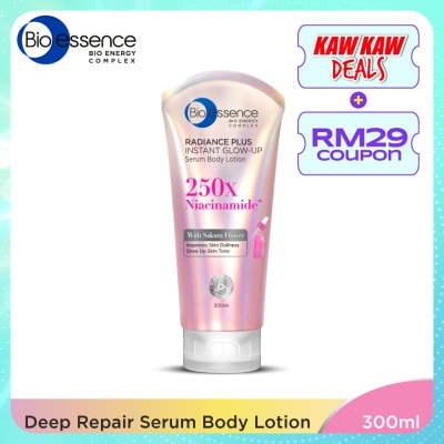 BIO-ESSENCE Radiance Plus Instant Glow-up Serum Body Lotion 300ML
