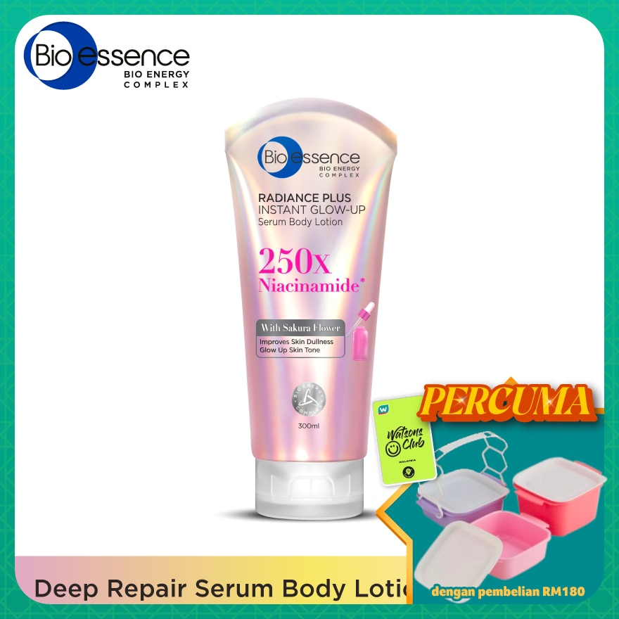 Radiance Plus Instant Glow-up Serum Body Lotion 300ML