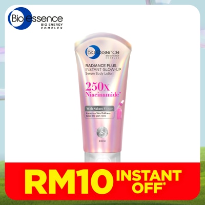 BIO-ESSENCE Radiance Plus Instant Glow-up Serum Body Lotion 300ML
