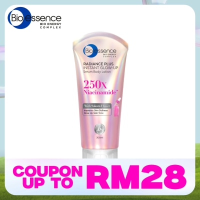 BIO-ESSENCE Radiance Plus Instant Glow-up Serum Body Lotion 300ML