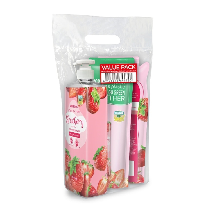 WS STRAWBRY CRM BTH 1L+900 RFX2
