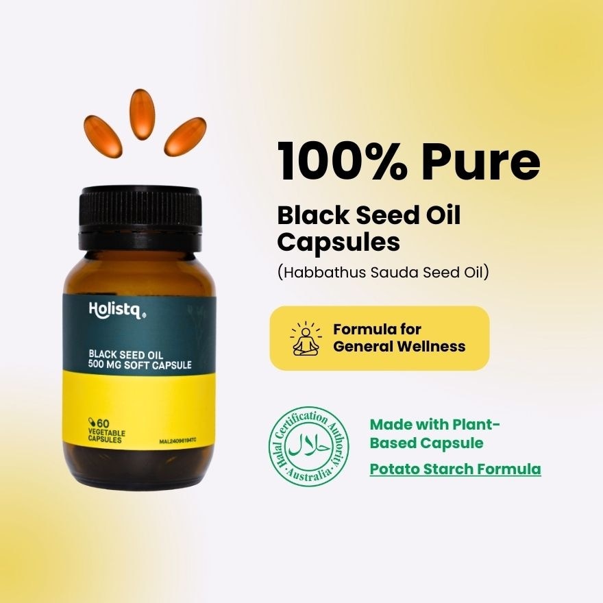 Black Seed Oil Capsules 500mg 60s