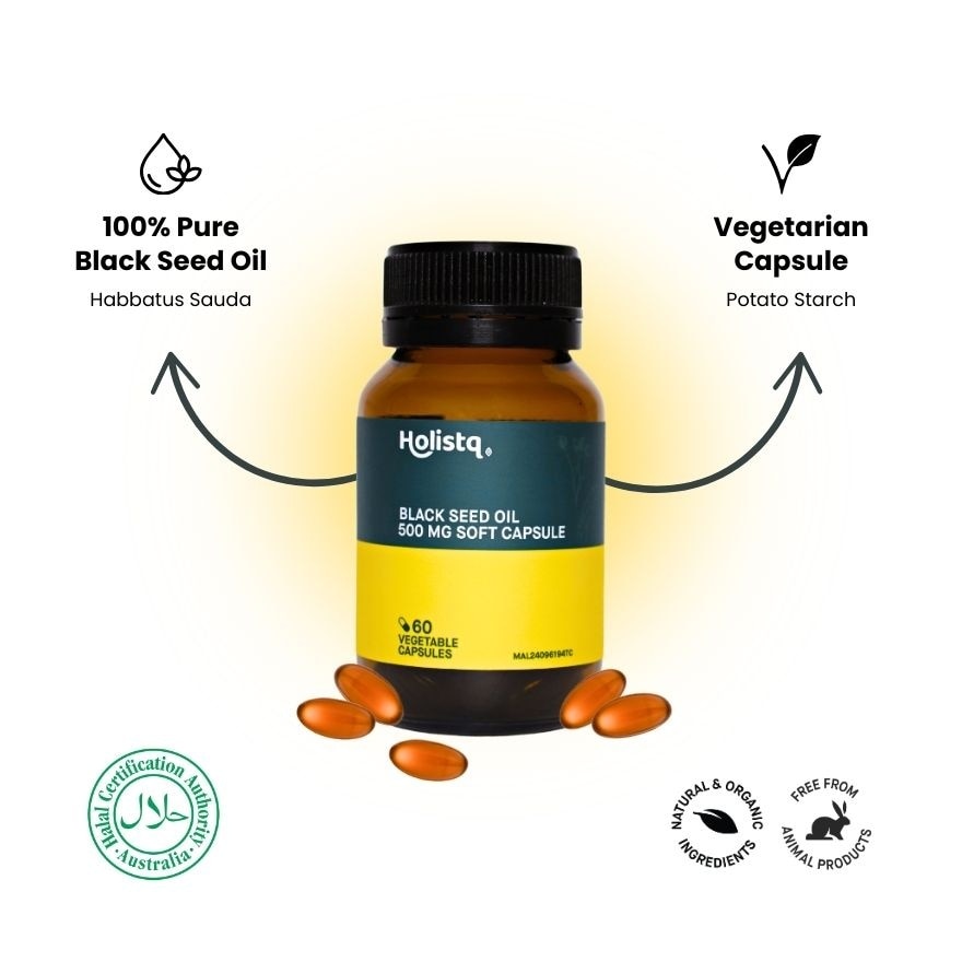 Black Seed Oil Capsules 500mg 60s