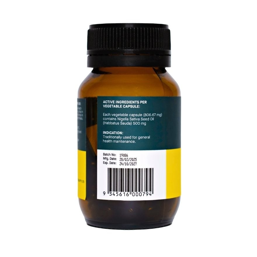 Black Seed Oil Capsules 500mg 60s