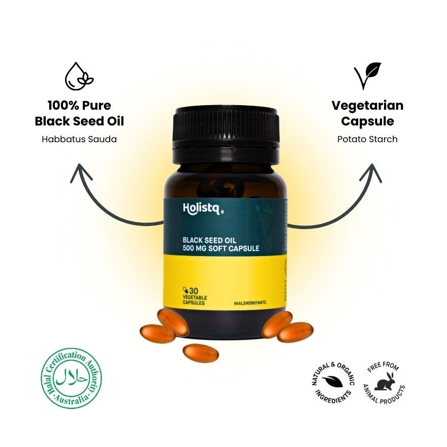 Black Seed Oil Capsules 500mg 30s