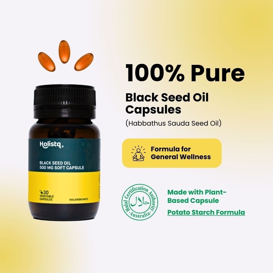Black Seed Oil Capsules 500mg 30s