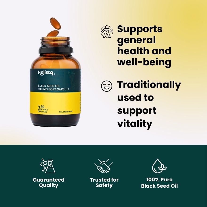 Black Seed Oil Capsules 500mg 30s