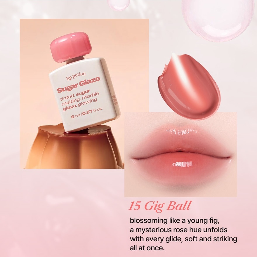Lip Potion Sugar Glaze 9ml - No.15 Fig Ball