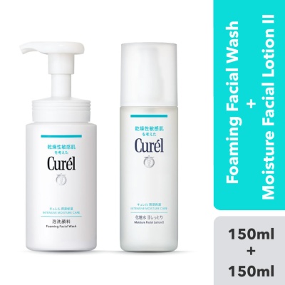 CUREL - Intensive Moisture Care Foaming Wash 150ml + Moisture Lotion II 150ml image