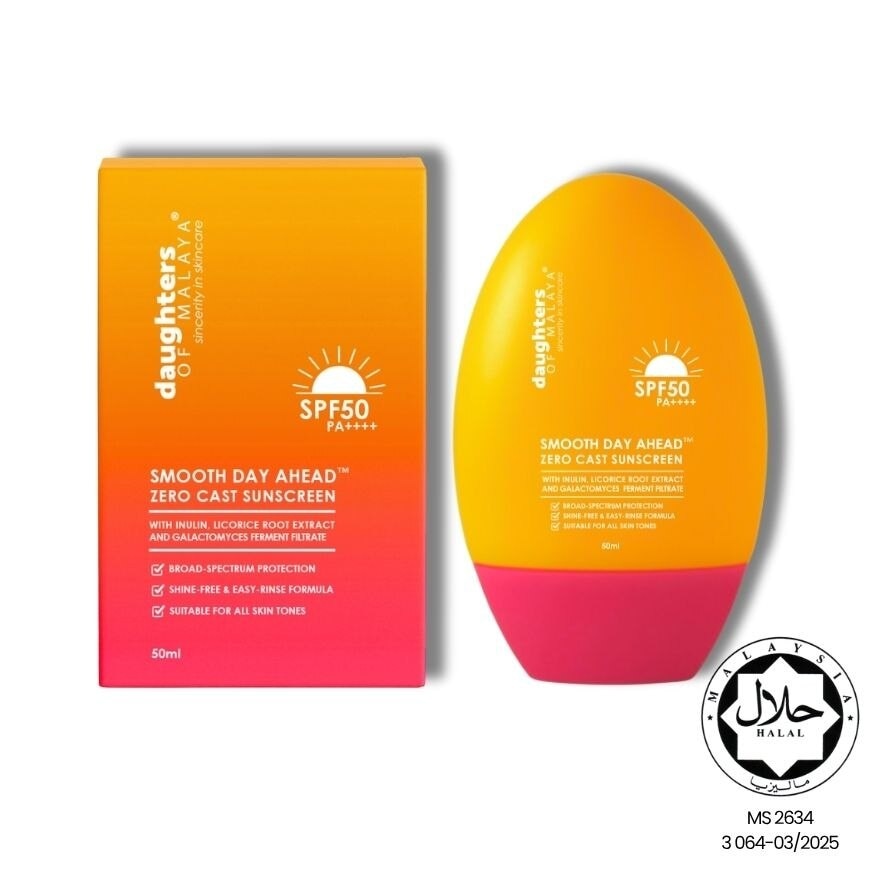 Smooth Day Ahead Zero Cast Sunscreen SPF50 PA++++ 50ml