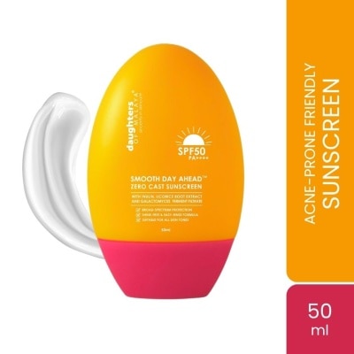 DAUGHTERS OF MALAYA Smooth Day Ahead Zero Cast Sunscreen SPF50 PA++++ 50ml
