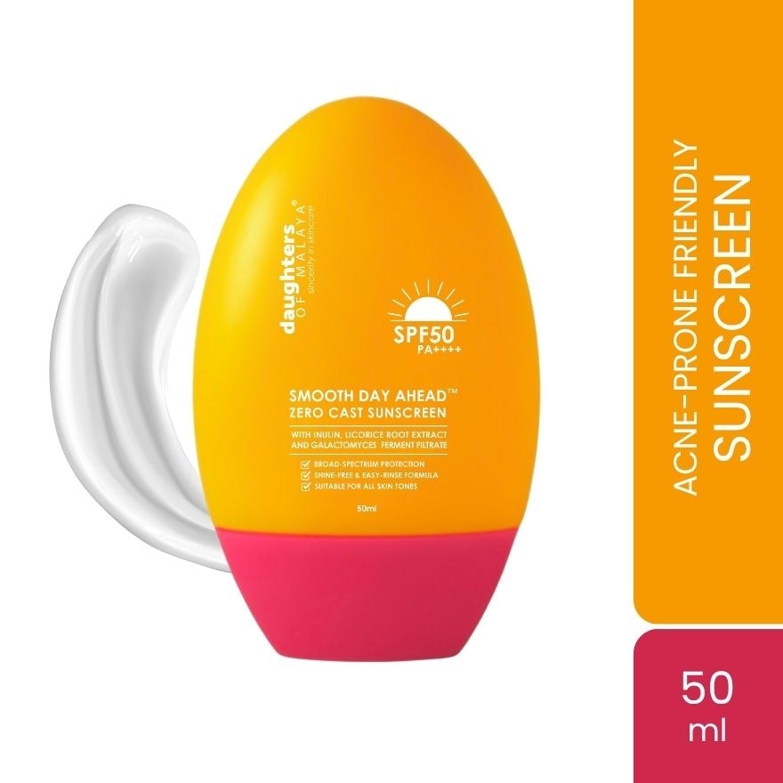 Smooth Day Ahead Zero Cast Sunscreen SPF50 PA++++ 50ml