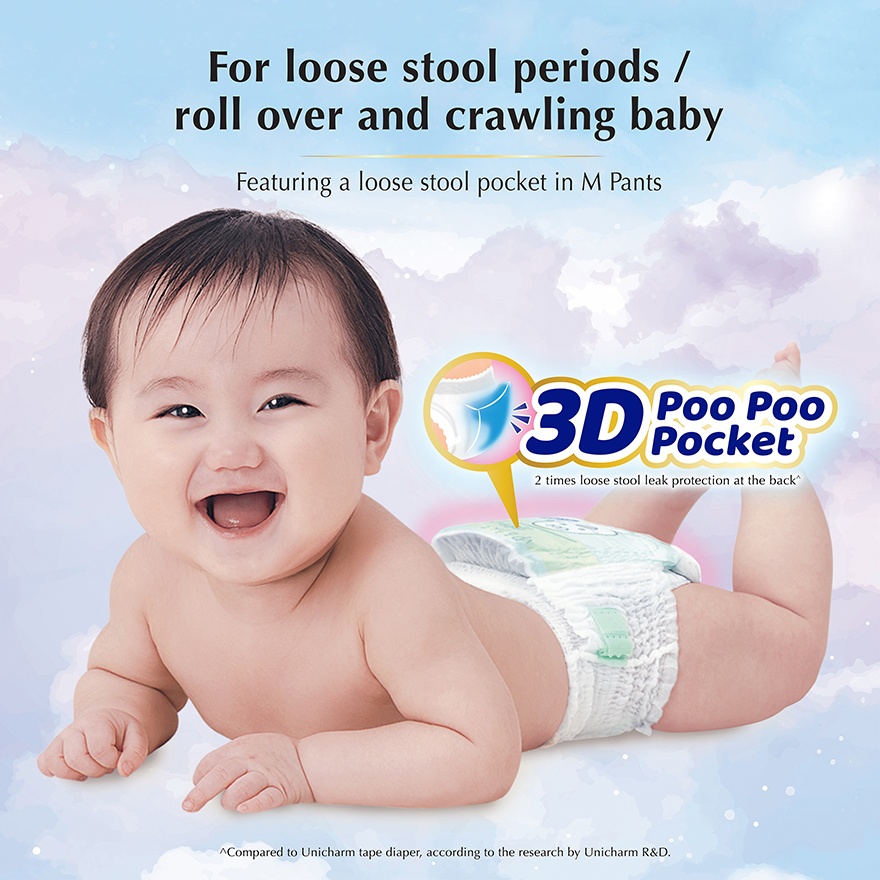 Air Fit Baby Girl Disposable Diapers L 44s x 4
