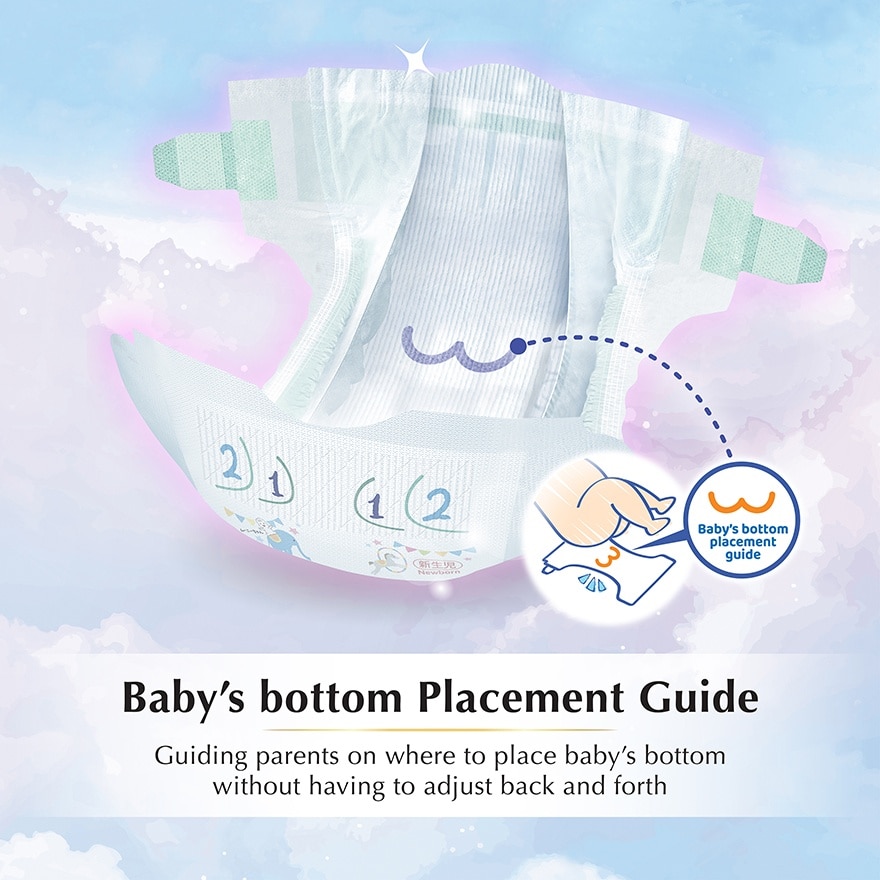 Baby Diapers Airfit Tape NB 90 x 3