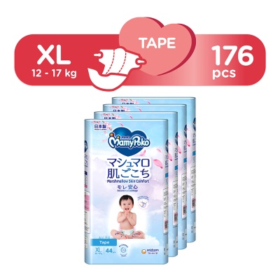 MAMYPOKO - Baby Diapers Airfit Tape XL 44 x 4