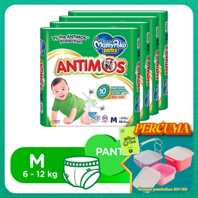 MAMYPOKO - Baby Diapers Antimos Pants M46 x 4