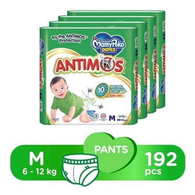 MAMYPOKO Baby Diapers Antimos Pants M46 x 4