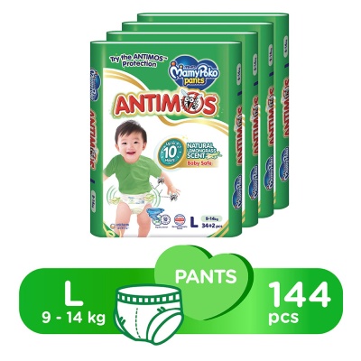 MAMYPOKO - Baby Diapers Antimos Pants L34 x 4