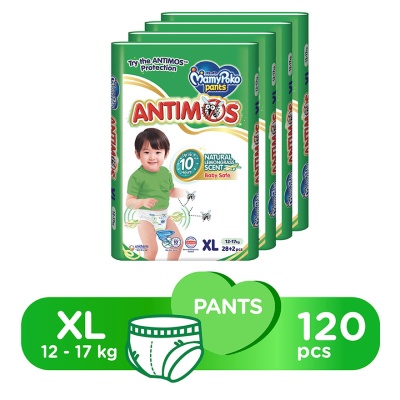 MAMYPOKO - Baby Diapers Antimos Pants XL28 x 4
