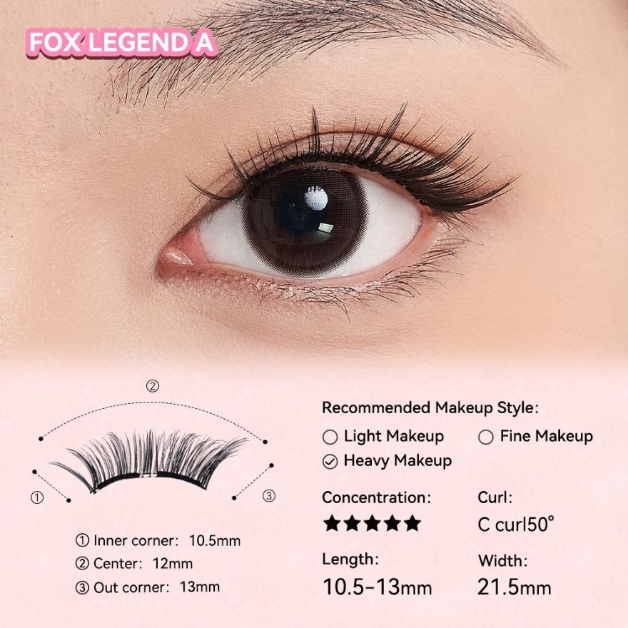 Magnetic Eyelashes-Fox Legend