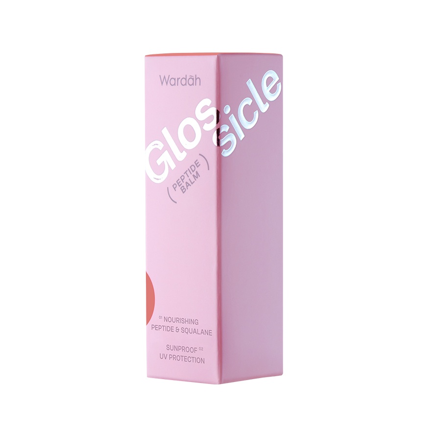 Glossicle Peptide Balm 01 Sparkling Peach 3.2 g image