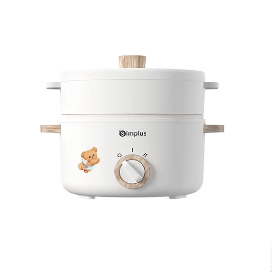 GWP Electric Cooker 630W Double-handle Multicooker Rice Cooker 1.5L (While Stock Lasts)