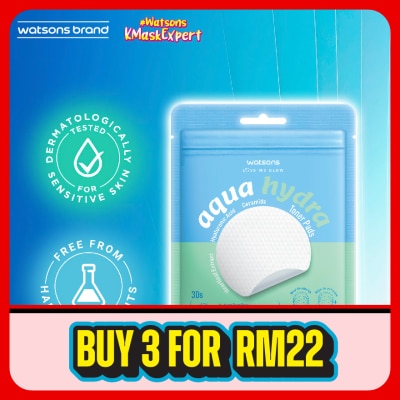 WATSONS - Aqua Hydra Toner Pads