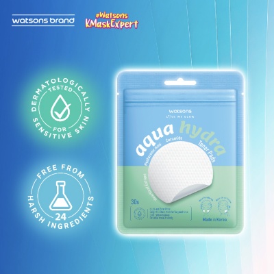 WATSONS - Aqua Hydra Toner Pads 30s