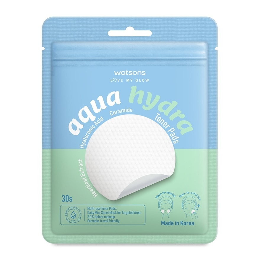 Aqua Hydra Toner Pads 30s