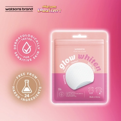 WATSONS Glow Whiten Toner Pads