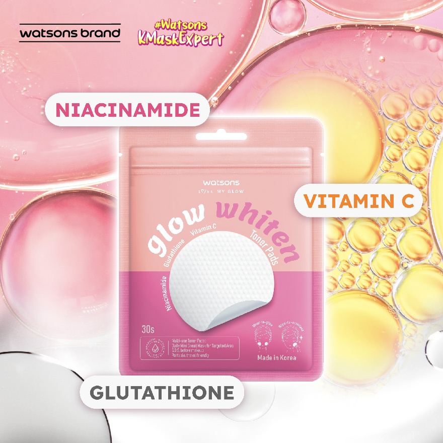 Glow Whiten Toner Pads 30s image