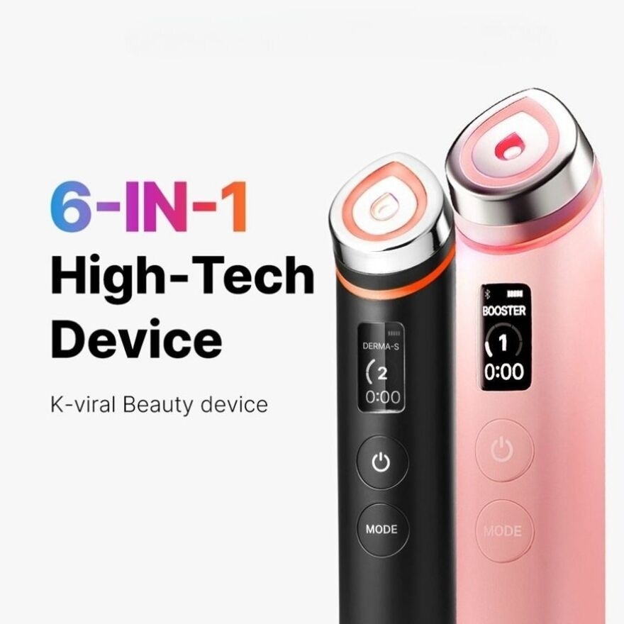 6-in-1 Glass Glow Device AGE-R Booster Pro Black 1s