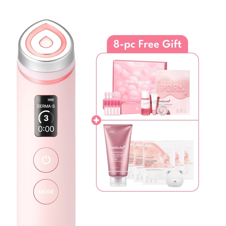 6-in-1 Glass Glow Device AGE-R Booster Pro Pink 1s