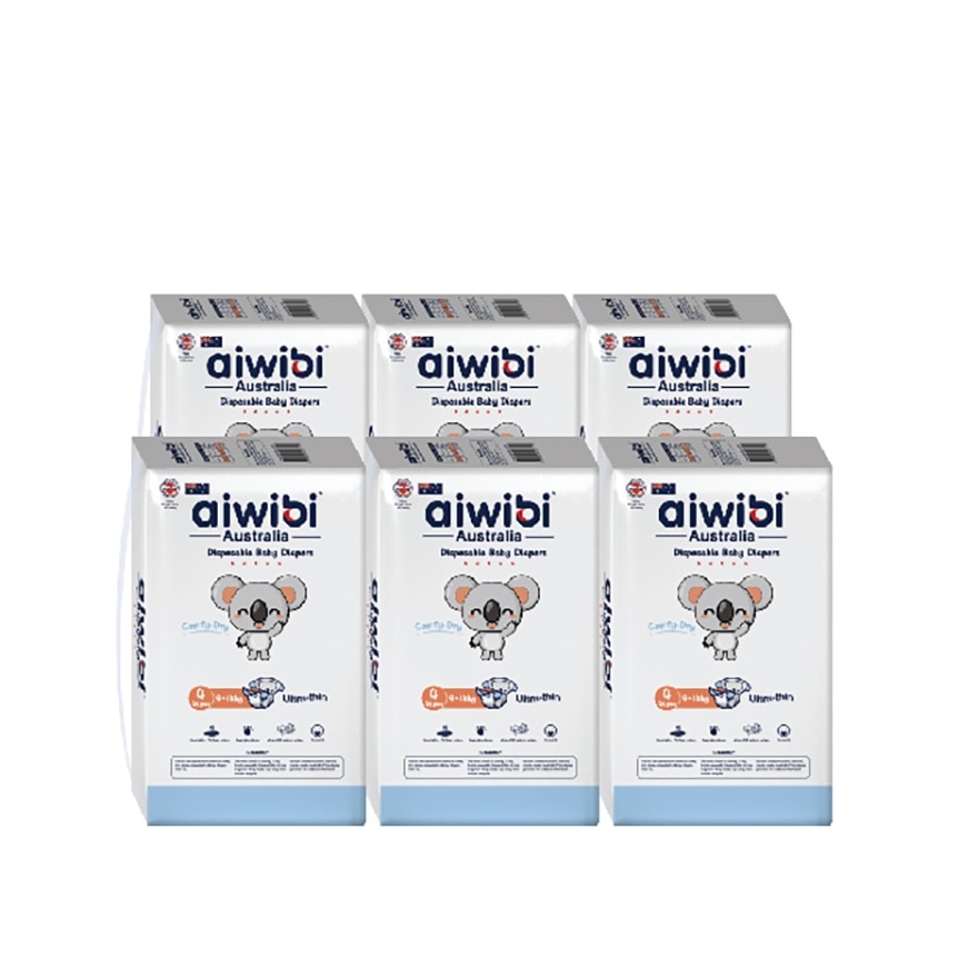 Baby Comfy Dry Diapers (Tape L 44s x 6Pack)