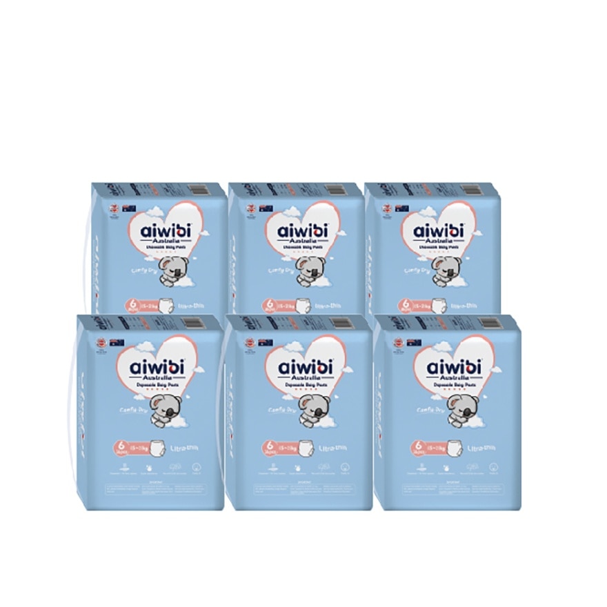 Baby Comfy Dry Diapers (Pant XXL 36s x 6Pack)