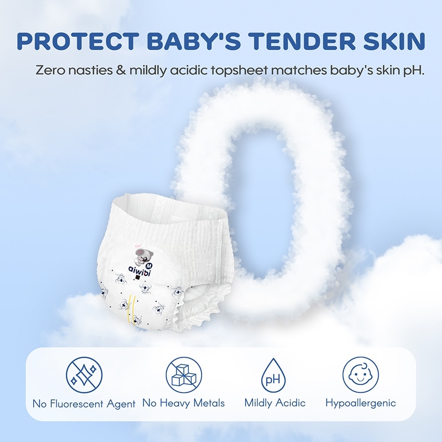 Baby Comfy Dry Diapers (Pant M 48s x 6Pack)