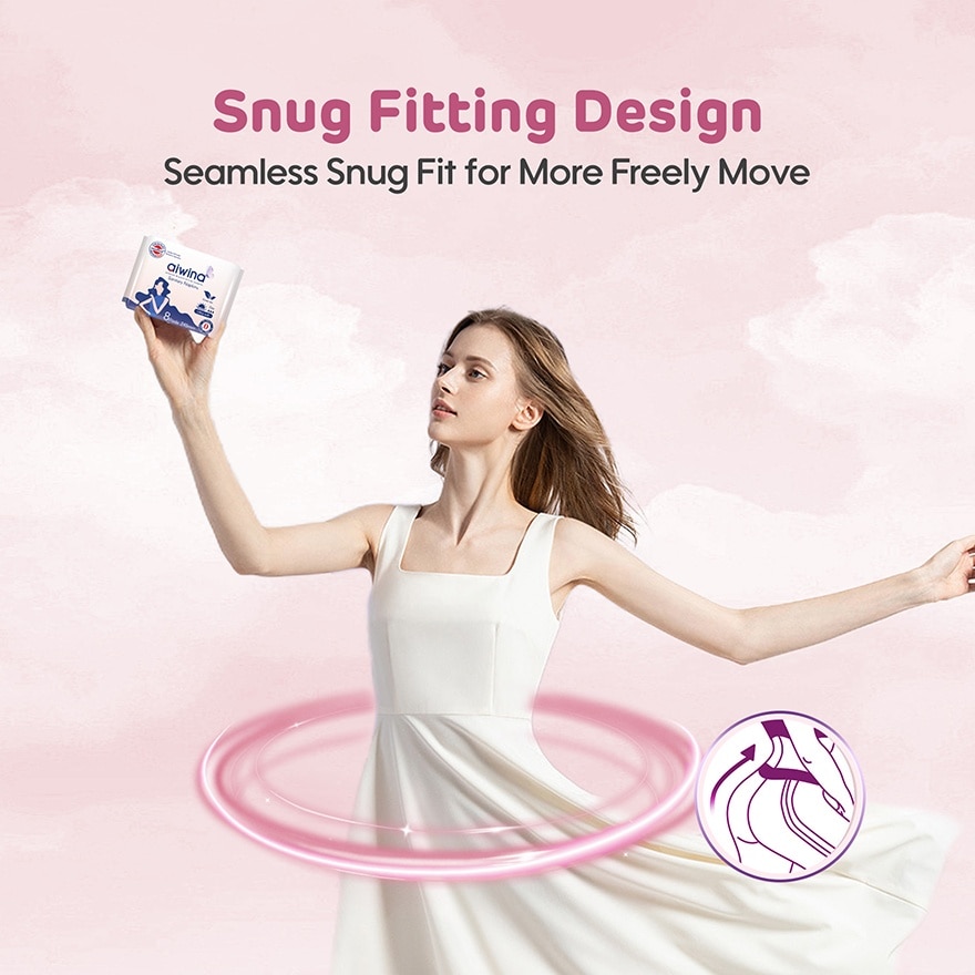 Adult Day Night Comfort Soft Precious Whisper Sanitary Pad (245mm 8pcs x 4Pack)