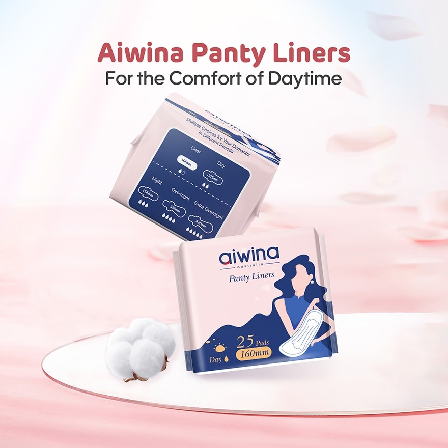 Adult Day Night Comfort Soft Precious Whisper Sanitary Panty Liner (160mm 25pcs x 4Pack)