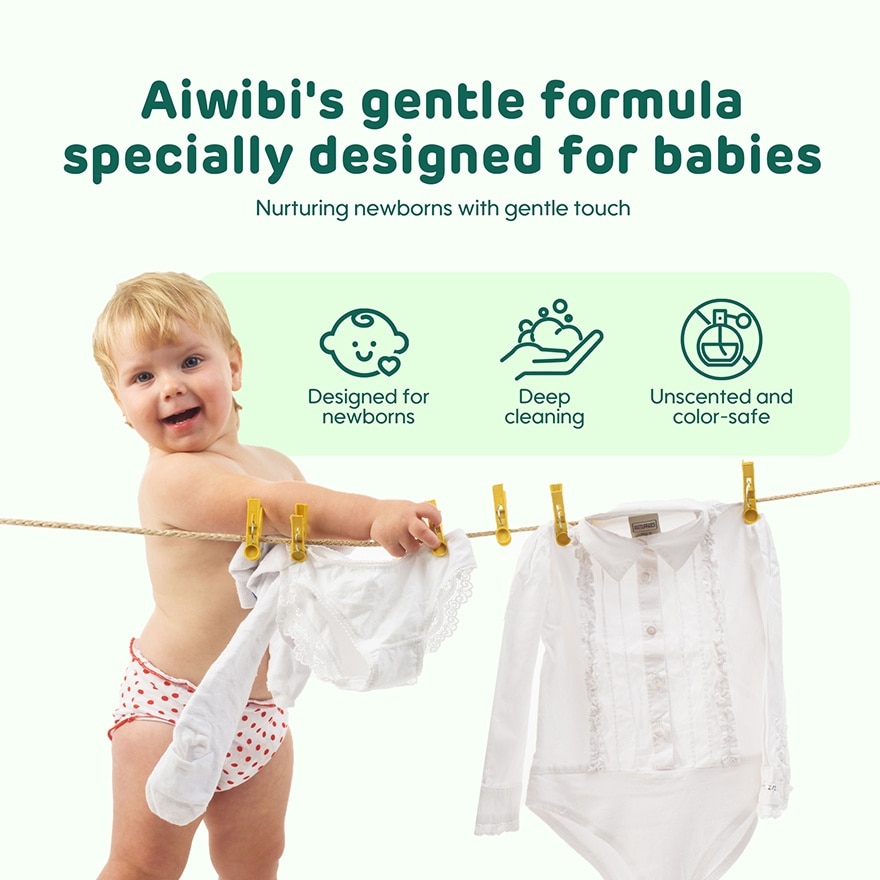 Baby Premium Laundry Wash (1000ml x 3Unit)