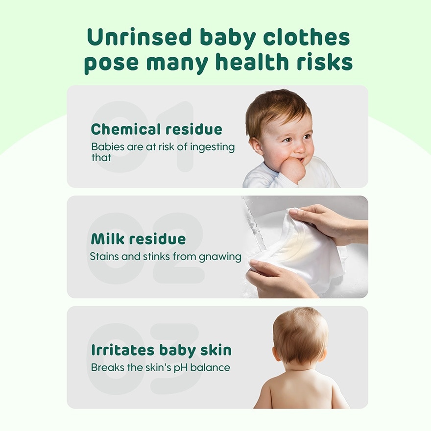 Baby Premium Laundry Wash (1000ml x 3Unit)