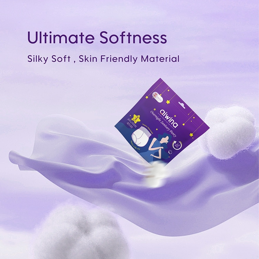 Adult Overnight Sanitary Panties (XXL/XXXL 3pcs x 1Pack)