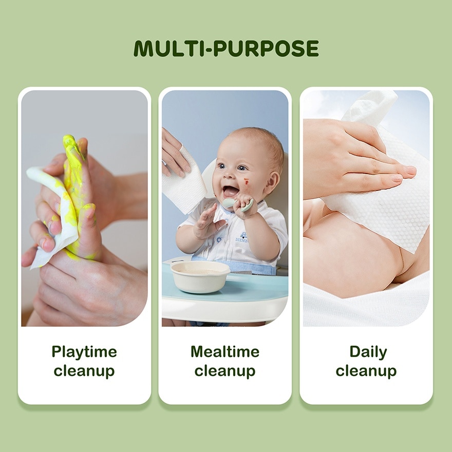 Baby Travel Mini Water Wipes (64's x 9Pack)