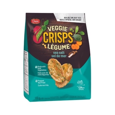 DAREFOOD Darefood Veggie Crisps Légume - Sea Salt 100g